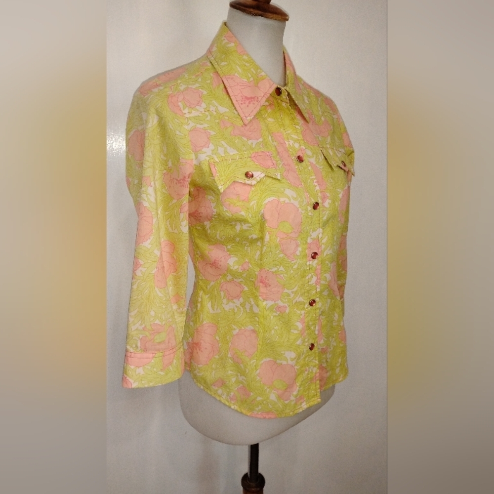 RETRO WESTERN ODILLE BLOUSE - Picture 7 of 9
